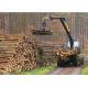 6 Wheels Forestry Skidder 18 Tons Timber Hauling