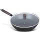 Non Stick Chinese Wok Pan Good Heat Retention With Wooden Handle