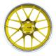 Brushed Gold Three Piece Forged Wheels 6061 T6 19 Inch 5x114 3 Piece Wheels