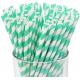 150 Pack Paper Sucker Giant Bamboo Baby Blue Wedding Paper Straws