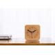 Annual Ring Type Wooden Alarm Clock Hand Made with Noctilucence