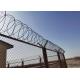 Electric Galvanized BTO 22 Razor Wire Blade Type Use On Top Of Fence And Wall