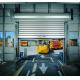 Custom Insulated Roll-Up Industrial High Quality Exterior Aluminum Transparent High Speed Spiral Door Photoelectric Sensor Safety System and 0.8m/s Closing Speed for Efficiency