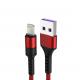 Colorful Nylon Lightning Cable 1m 2m Custom Logo Fast Charging For Iphone