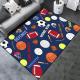 Bowling And Rugby Pattern Carpets For Living Room Floor, Sofa And Bedroom