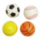 Relieves Stress Assorted Colors PU Stress Balls 6.3cm Size Custom Logo