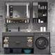 Modern 48 Inch Bathroom Vanity Wash Basin Cabinet Combination