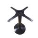 Black Wrinkle Powder Coated Bistro Table Base Round Metal Table leg For Dining