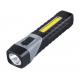 5W COB 800mA Rechargeable LED Flashlight High Brightness Long Beam Distance