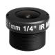 Automotives Lens 1/4 2.1mm F2.5 Megapixel M12x0.5 mount low distortion board lens, 2.1mm scanner lens