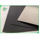 1mm 2mm Single Black Coated Cardboard Sheets For Gift Boxes Good Stiffness