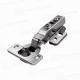 Two Way Soft Close Folding Cabinet Door Hinges SS201 Furniture Hardware Fittings