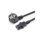 EU Standard TV Power Cord 2 Prong Plug , Two Pin Appliance Power Cable