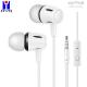 OEM TPE Cable IPX2 Wired In Ear Earphones FCC CE Certification