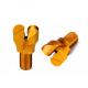 M14, M16 And R17 Full Cutter Polycrystalline Diamond Compacts Drill Bit  Two Wings Hex M14 M16