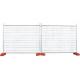 2.1m Moveable Retractable Temporary Construction Fence Panel 32mm Dia Round Tube