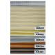 ISO9001 Balcony Semi Blackout Zebra Blinds Fabric 80mmx120mm