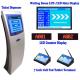 17 inch Automatic Banking Queue Management System with 7 Tablet Calling Pad Terminal,Queue Number Ticket Kiosk System