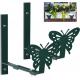 Nonstandard Butterfly Wall Mount Flower Box Holders for Window Boxes Planters Hooks