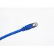Customized Cat5e Patch Cord 24AWG Stranded Bare Copper RoSH PVC For Cabling System