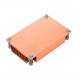 Anticorrosive Practical Copper Heat Spreader , Industrial Large Copper Heatsink