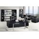 luxury modern office manager leather table/luxury modern office leather desk furniture
