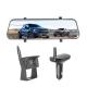 10 Inch Wireless Rear View Dash Cam Backup Camera AHD Car Charger Receiver DVR