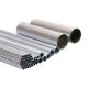 Round Alloy Threaded Aluminum Pipe Tube 0.6mm Thickness SGS ISO Certificate