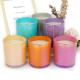 Private Label Custom Glass Jar Scented Candle Luxury Pearlized Electroplate Candle