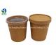 top grade brown kraft paper packaging take away food boxes and cup