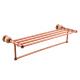 Plate Rose Gold Finishing Towel Shelf  Bathroom Accessories Towel Racks