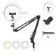 1PC 5600K Tripod Stand With Ring Light For Mobile