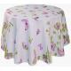 Round Printed Polyester Table Cloth Banquet Polyester Table Cloth