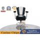 High Leg Stainless Steel Base Rotating Steelcase Dealers Chair For Hotel Club