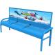 Customized Anticorrosion 2070mm Metal Patio Bench