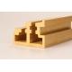 Wear Resistant Brass Extrusion Profiles , Hpb59-1 Extruded Metal Shapes