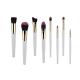 Thoughtful Design Beauty Brushes Set Gradient Hair Durable Wooden Handle