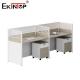 Modular Privacy Partitioned Staff Workstation In Modern Style