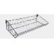 1000mm White Coated Wire Shelving 300mm Metal Tiered Basket Stand