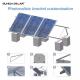 Aluminum SUS304 Solar Panel Bracket Dual Axis Solar Tracker Roller Mounting Bracket