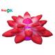 3.28ft Lobby Stage Decoration With Red Inflatable Lights Hanging Lotus