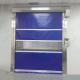 Blue PVC High Speed ​​Performance Roll Up Doors Customized Exterior Or Internal