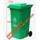 Plastic Wheeled Trash Can Outdoor urban facilities color coded waste bin, Outdoor no wheels trash bins, BAGPLASTICS PAC