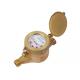 Dry Dial Type Multi Jet Water Meter Brass 5 digits For Household LXSG-15E