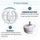 OEM ODM Roof Mounted Vertical Axis Wind Turbine 200W 12V Vertical Wind Mill For Household Use