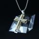 Fashion Top Trendy Stainless Steel Cross Necklace Pendant LPC411