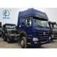 336HP Heavy Duty Prime Mover Truck  High Quality Tractor Truck Sinotruk 6x4  Blue color