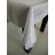 Hot selling products-100% Polyester Jacquard table cloth with flower design