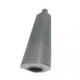 DELLOK High Frequency Weld HFW Solid Fin Tube for CHS Circle Hollow Section with Solid Welding