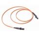 MTRJ Duplex Fiber Optic Patch Cord Multimode 50/125um , Orange LSZH Out Jacket Cable